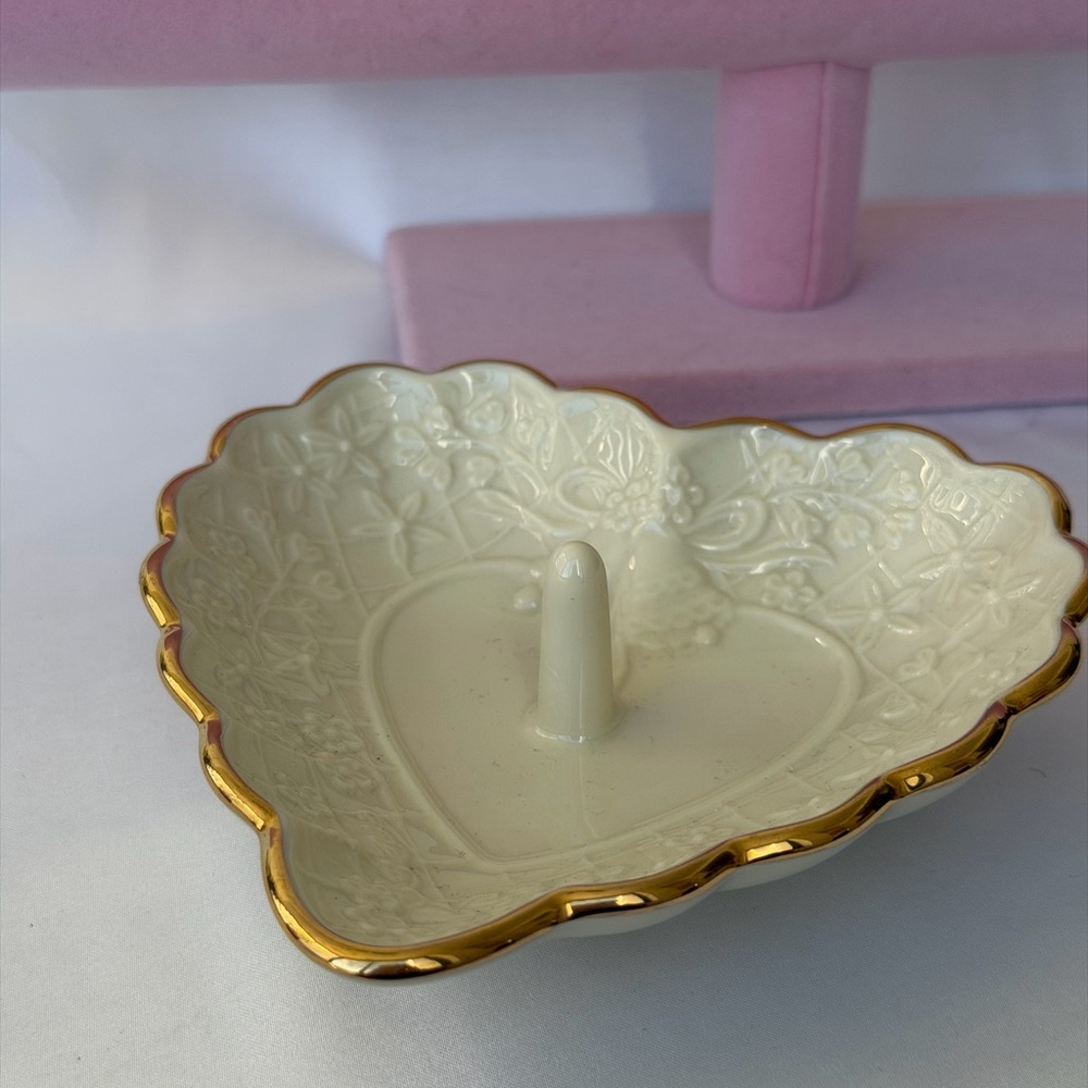 Lenox gifts wedding promise collection ring dish Heart shaped votive candle hold